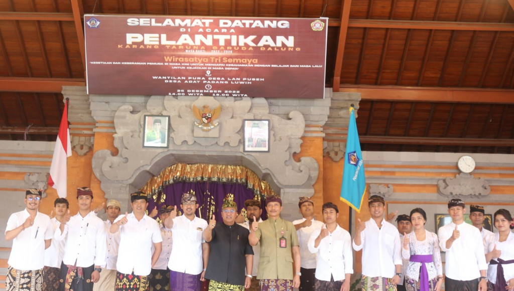 Pelantikan Pengurus Karang Taruna Desa Dalung Masa Bakti 2022/2028